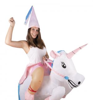 Licorne gonflable adulte taille M/L