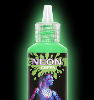 Flacon maquillage vert fluo 18g
