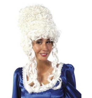 Perruque marquise haute blanche