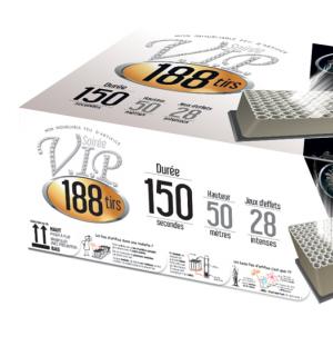 Feu automatique Pyragric Soirée VIP 188 coups livré chez vous !