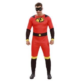 Super-héros famille indestructible rouge pour homme taille XL