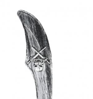 Epée de pirate effet vieilli 37cm