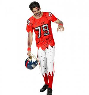 Footballeur américain zombie taille XL