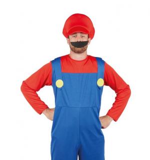 Plombier bleu et rouge taille L