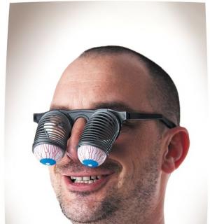 Lunettes ressort néon