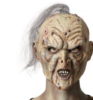 Masque de sorcier zombie en latex
