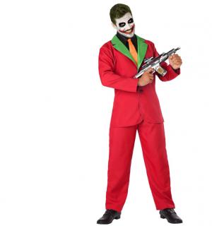Joker rouge bouffon taille XL