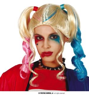 Perruque Harley Quinn