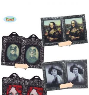Cadre Tableau terrifiant holographique