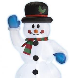 Bonhomme de Neige gonflable lumineux 150 cm