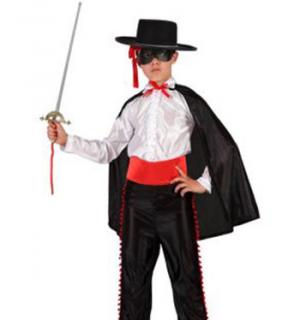Zorro chemise blanche taille 3/4 ans