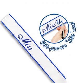 Echarpe de Miss personnalisable