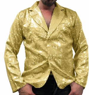 Veste à sequins or taille M