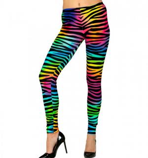 Leggings zébré multicolore taille S/M