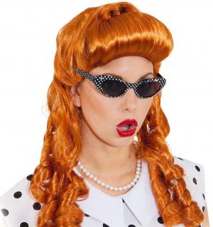 Perruque rouleau rock'n roll rousse