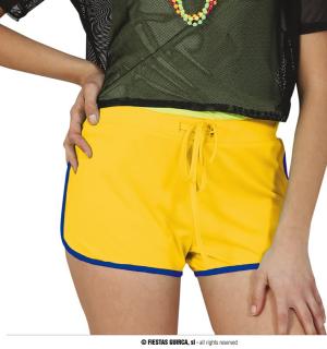 Mini short jaune années 80
