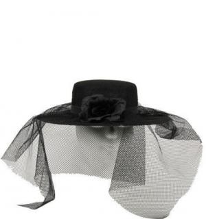 Coiffe voilette noire