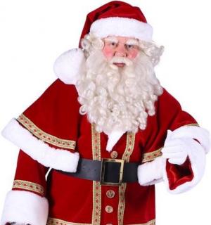 Père Noël avec cape velours taille L qualité professionnelle