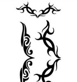 Tatouage temporaire tribal