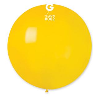 Ballon géant diamètre 80cm Jaune