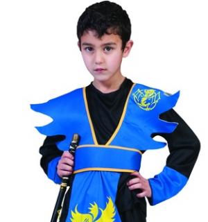 Ninja bleu et accessoires taille 8/10 ans