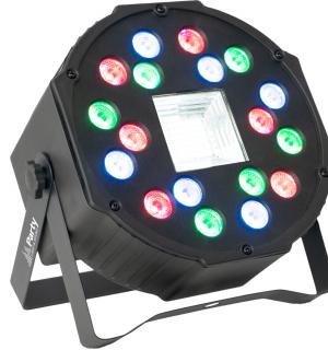Projecteur PAR DMX à LED avec stroboscope