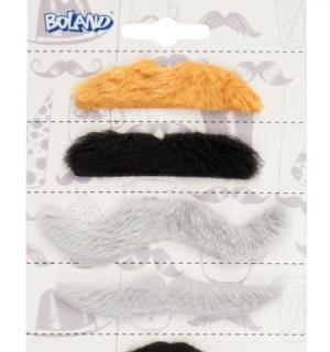 Set de 6 moustaches assorties