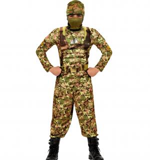 Militaire soldat musclé US Army 8/10 ans