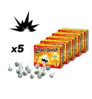 5 boites de 50 claque-doigts