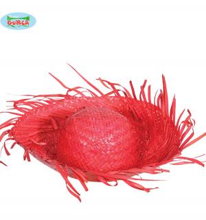 Chapeau hawai rouge