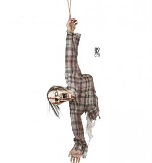 Buste de zombie suspendu 92cm