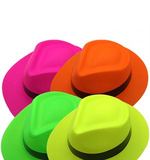 Borsalino chapeau PVC fluo