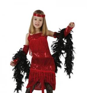 Robe Charleston rouge 5/6 ans