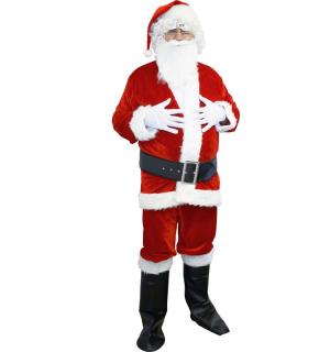 Père Noël effet velours taille M/L