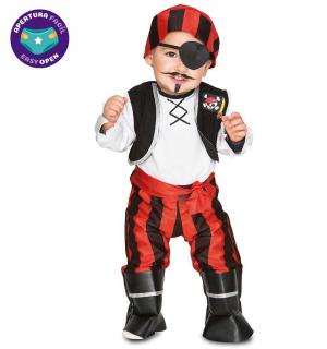 Bébé pirate des caraïbes taille 1/2 ans 97cm