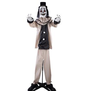 Animatronic automate clown effrayant démoniaque lumineux sonore animé