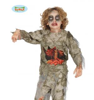 Zombie enfant taille 5/6 ans