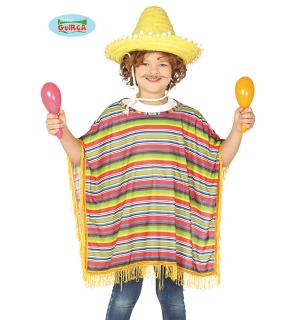 Poncho mexicain enfant
