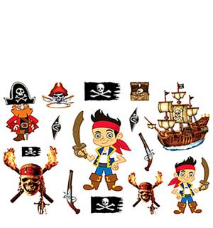 Tatouage temporaire Jack le pirate