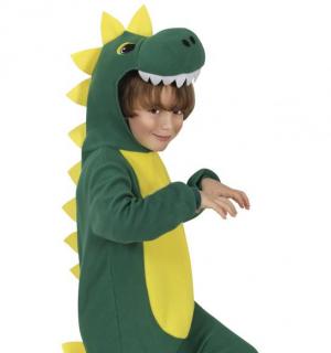 Dinosaure vert taille 7/9 ans