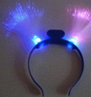 Serre-tête avec fibres lumineuses