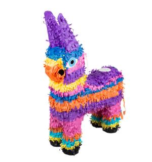 Pinata à casser lama multicolore