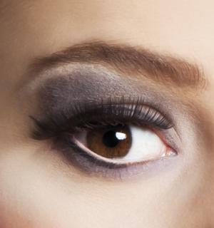 Faux cils noirs + adhésif