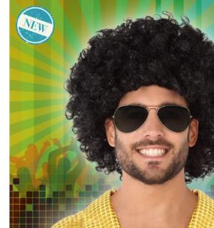 Perruque afro noire