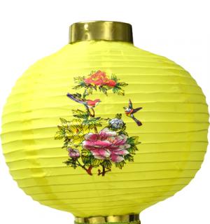Lanterne chinoise décorée 20 cm
