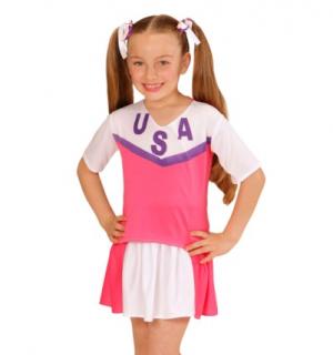 Pompom girl rose 11/13 ans
