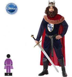 Roi médiéval marine taille XL
