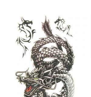 Tatouage temporaire dragon