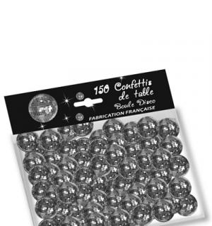 150 confettis de table boule disco