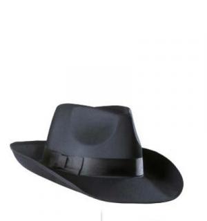 Borsalino satiné noir